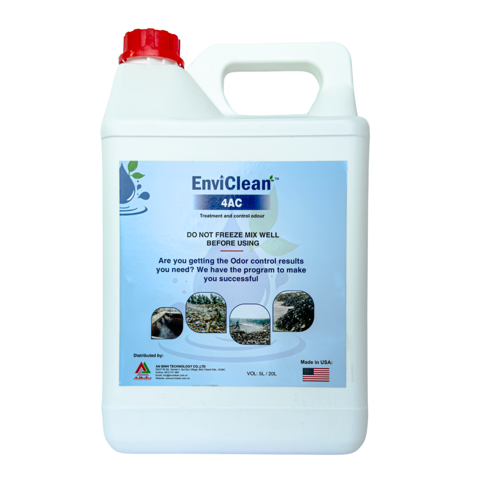 Vi sinh xử lý mùi hôi đa dụng - Enviclean 4AC